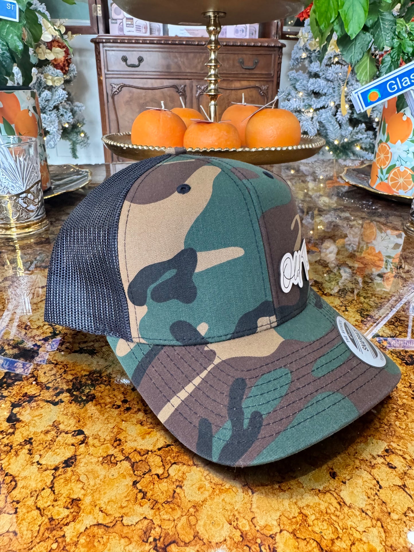 Old Towne Leather Engraved Hat