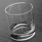 Custom Etched Orange Map Whiskey Rocks Glass