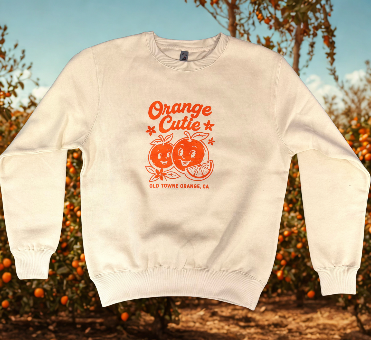 Orange Cutie Shirts and Crewnecks!