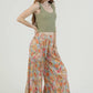 Flower Wide Leg Pants