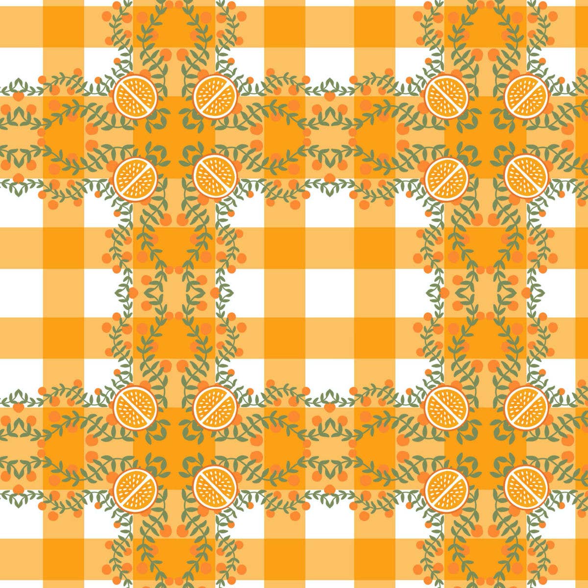 Orange Camp Shirt