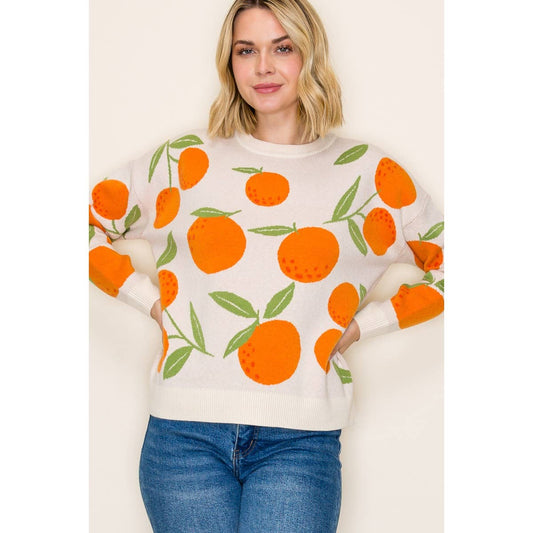 Super Soft Orange Sweater