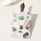 Earth, Wind and Fire Necklace Gold- Tourmalinated Quartz