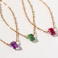 Prism Gems Birthstone Necklace - February