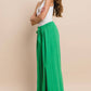 SOLID CREPE PALAZZO PANTS - ORANGE 2327