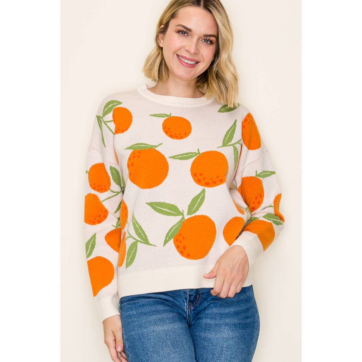 Super Soft Orange Sweater