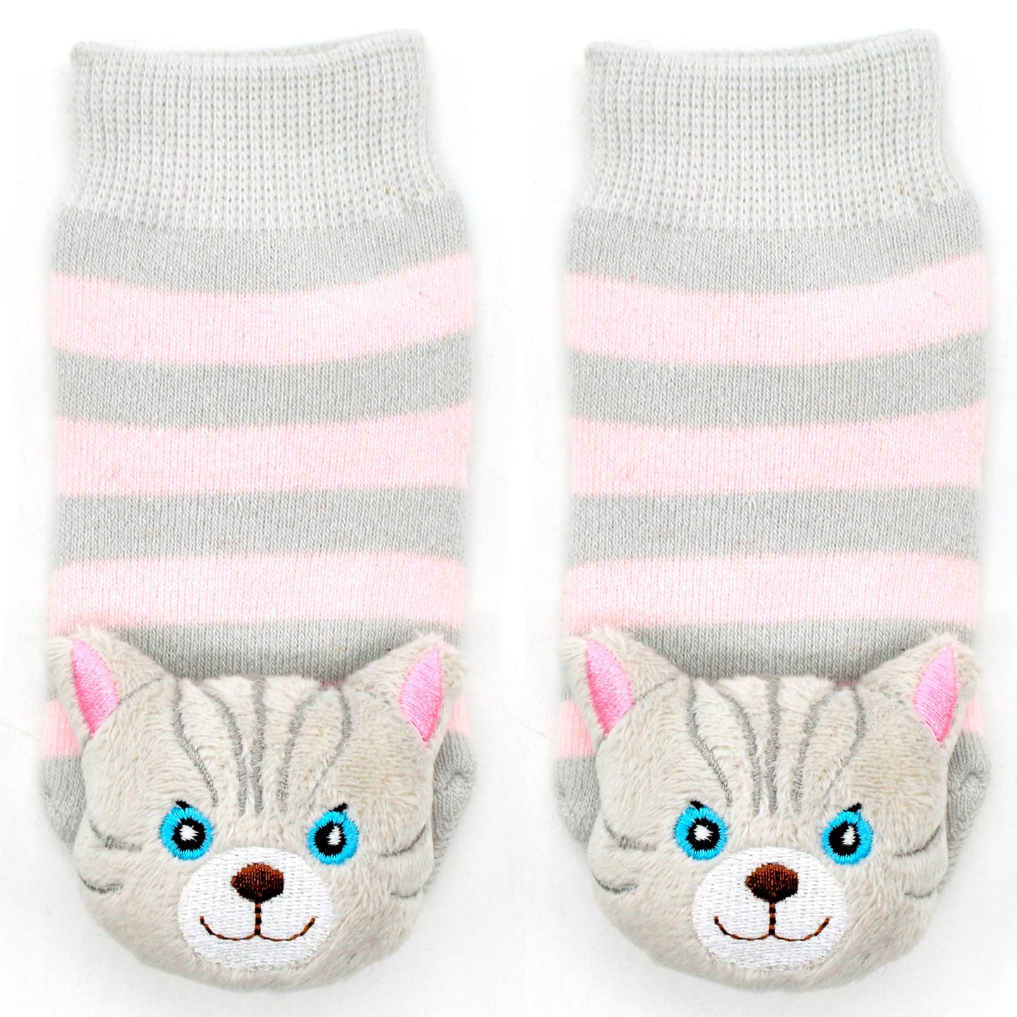 Gray Cat Boogie Toes Rattle Socks