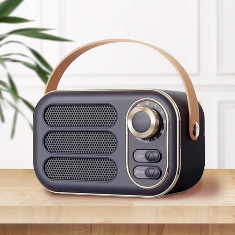 Mini Retro Fm Radio & Bluetooth Multifunction Speaker