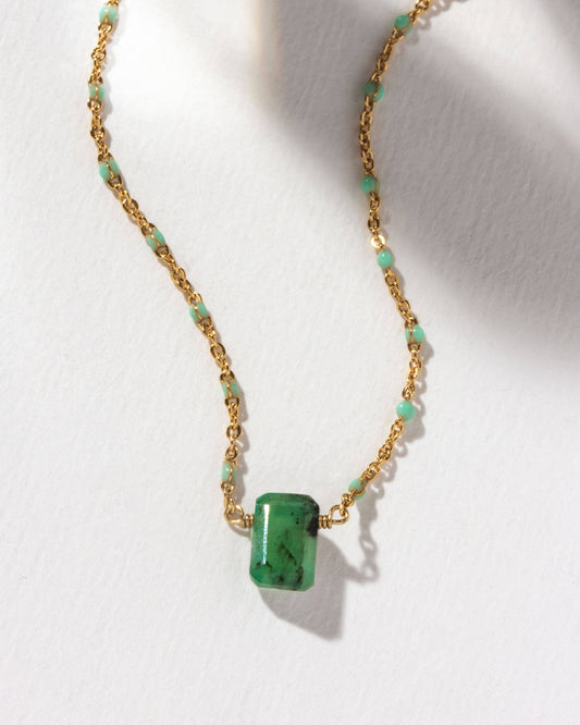 Prism Gems Birthstone Necklace - May