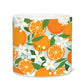Large Oranges & Blossoms Planter-6.5"D