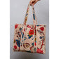Quilted Velvet Tote Bag