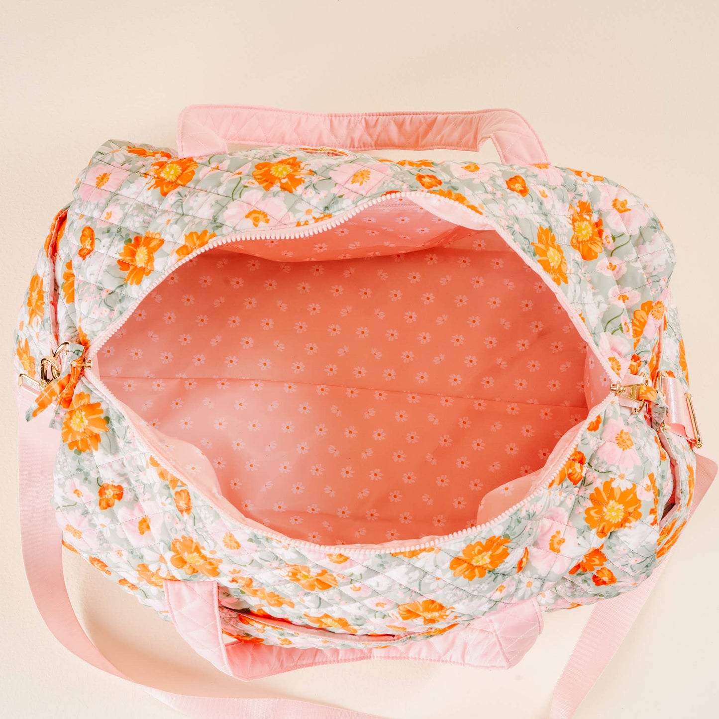 Bouquet Beauty Quilted Weekender Bag