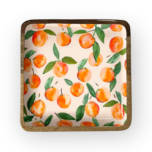 Peach Square Trays