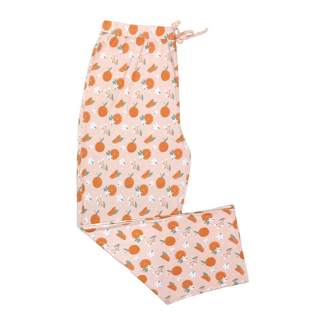 Freshly Squeezed Oranges Bamboo Relaxed Lounge Pajama Pants