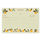 Orange Orchard Tin Recipe Box