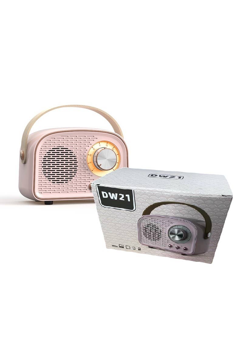 Mini Retro Fm Radio & Bluetooth Multifunction Speaker