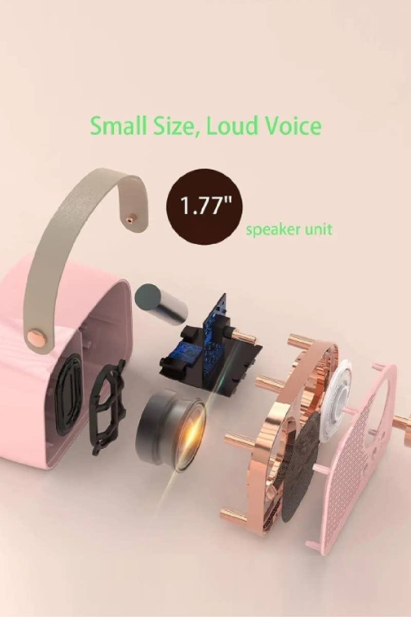 Mini Retro Fm Radio & Bluetooth Multifunction Speaker