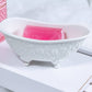 Bathtub Soap Dish-White-6.5"L-591