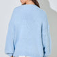 Sweater Knit Cardigan - Long Bubble Sleeve