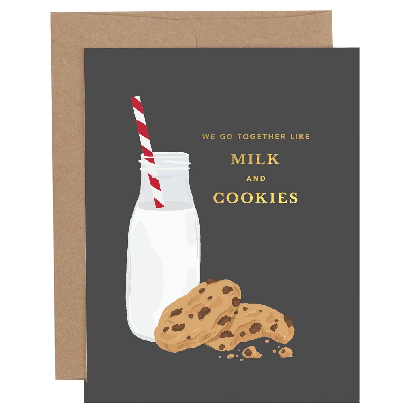 Milk And Cookies Friendship Greeting Card