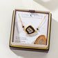 Earthly Geode Necklace- Agate & Onyx