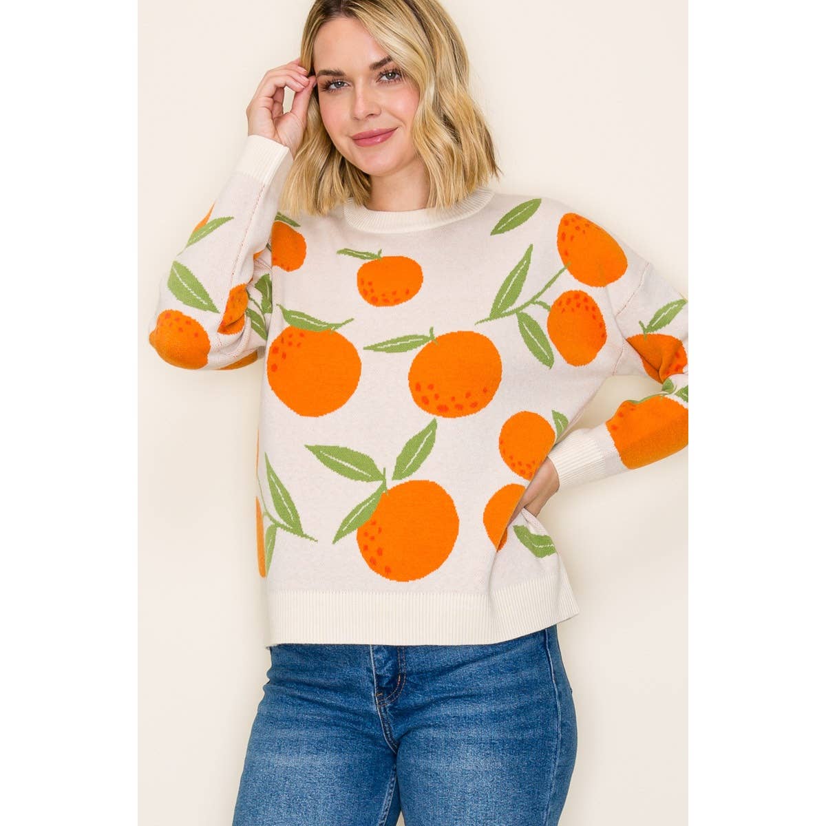 Super Soft Orange Sweater