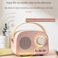 Mini Retro Fm Radio & Bluetooth Multifunction Speaker