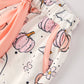 Halloween Ghost Pumpkin Print Girls Pajama Set