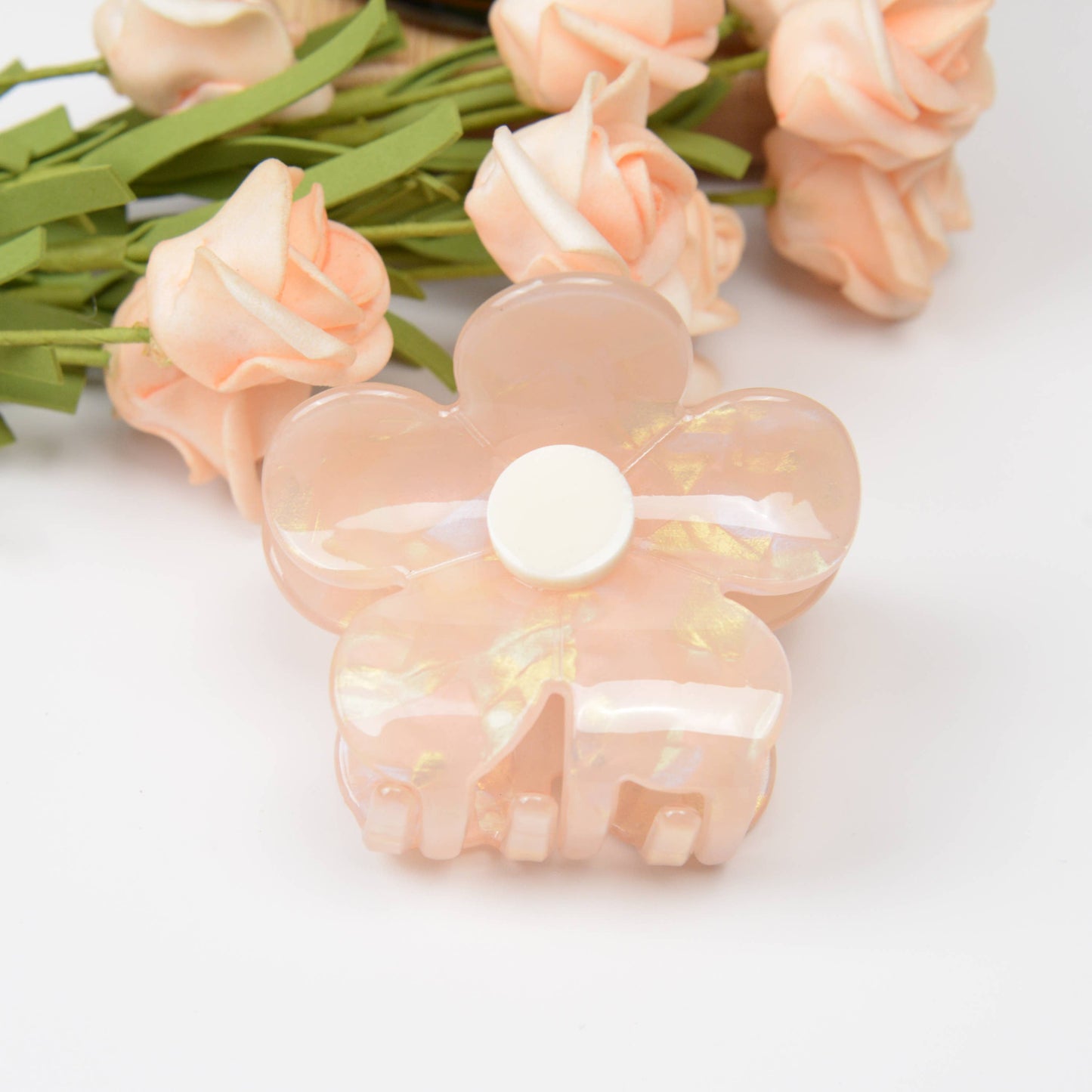 Gentle Flowers lovely Acetate Hair Claw Clip