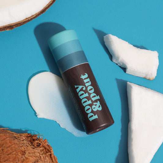 Poppy & Pout Retro Surf Coconut Coast Lip Balm