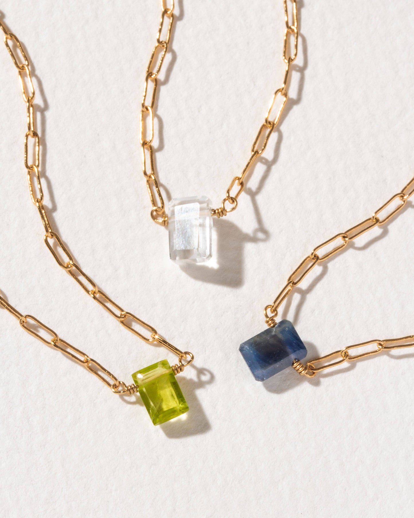 Prism Gems Birthstone Necklace - September
