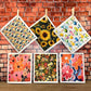 Summer Wildflower Pasture Swedish Dishcloths - Home Decor