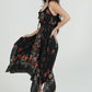 Smocked Waist Floral Maxi Dress