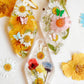 Resin floral keychain