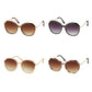 1306 NEW Jade - Round Metal Inlay Women's Sunglasses