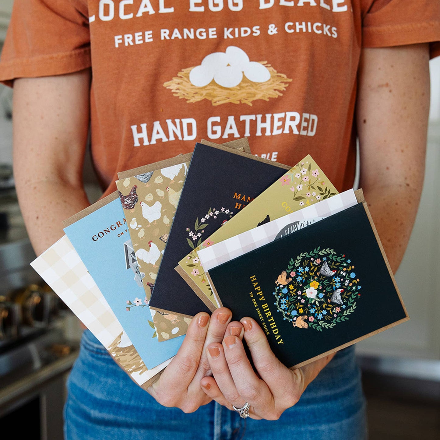 Happy Birthday To One Sweet Chick Greeting Card