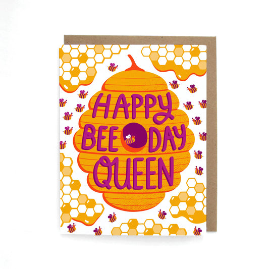 Honey Bee Birthday Greeting Card