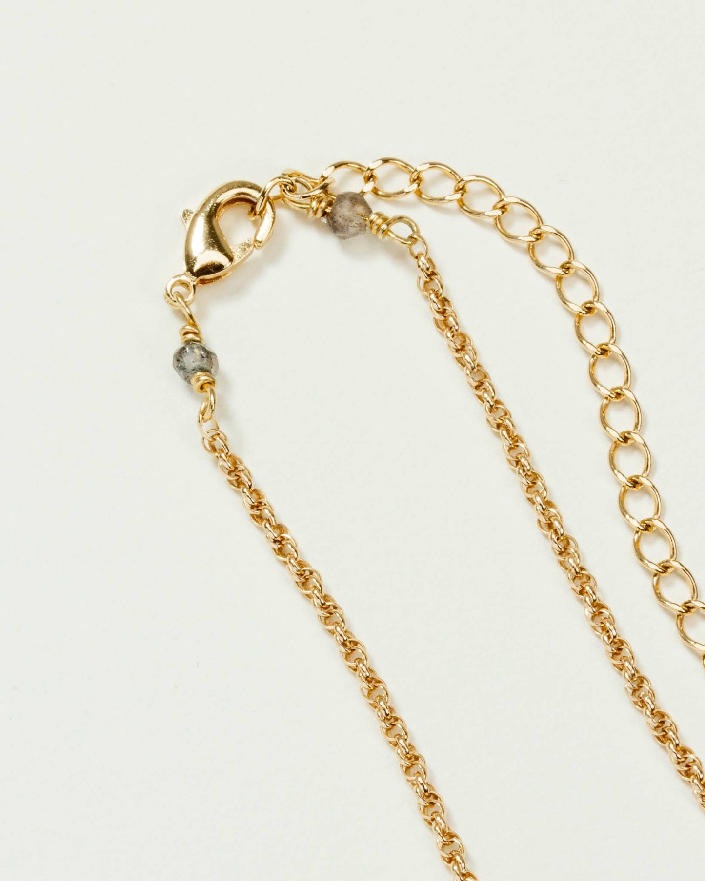 14Kt Sterling Silver Eclipse Necklace - Moonstone