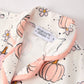 Halloween Ghost Pumpkin Print Girls Pajama Set