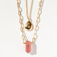 Golden Drip Necklace Set