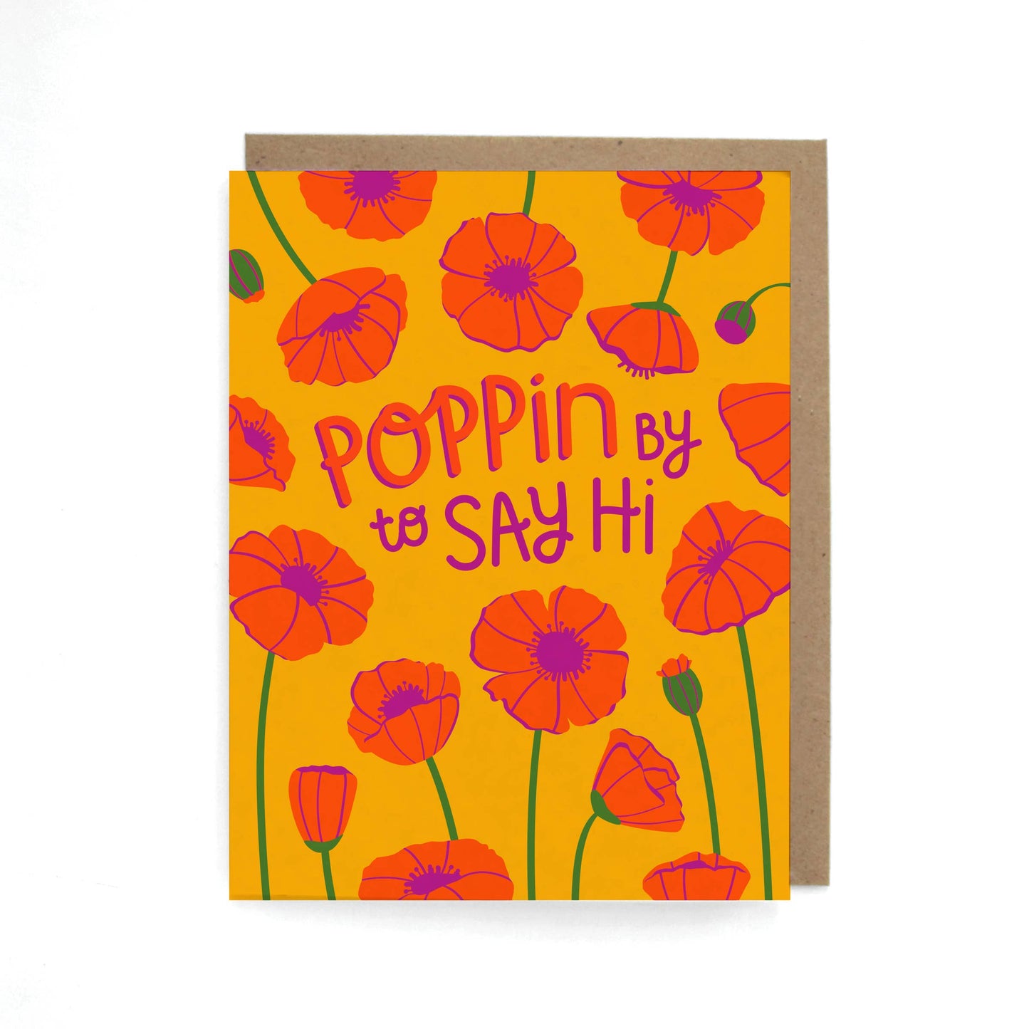 Poppy Greeting Card