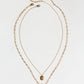 Golden Horizon Layered Necklace Set