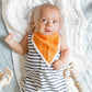 Muslin Bandana Bib 2-pack - Oranges