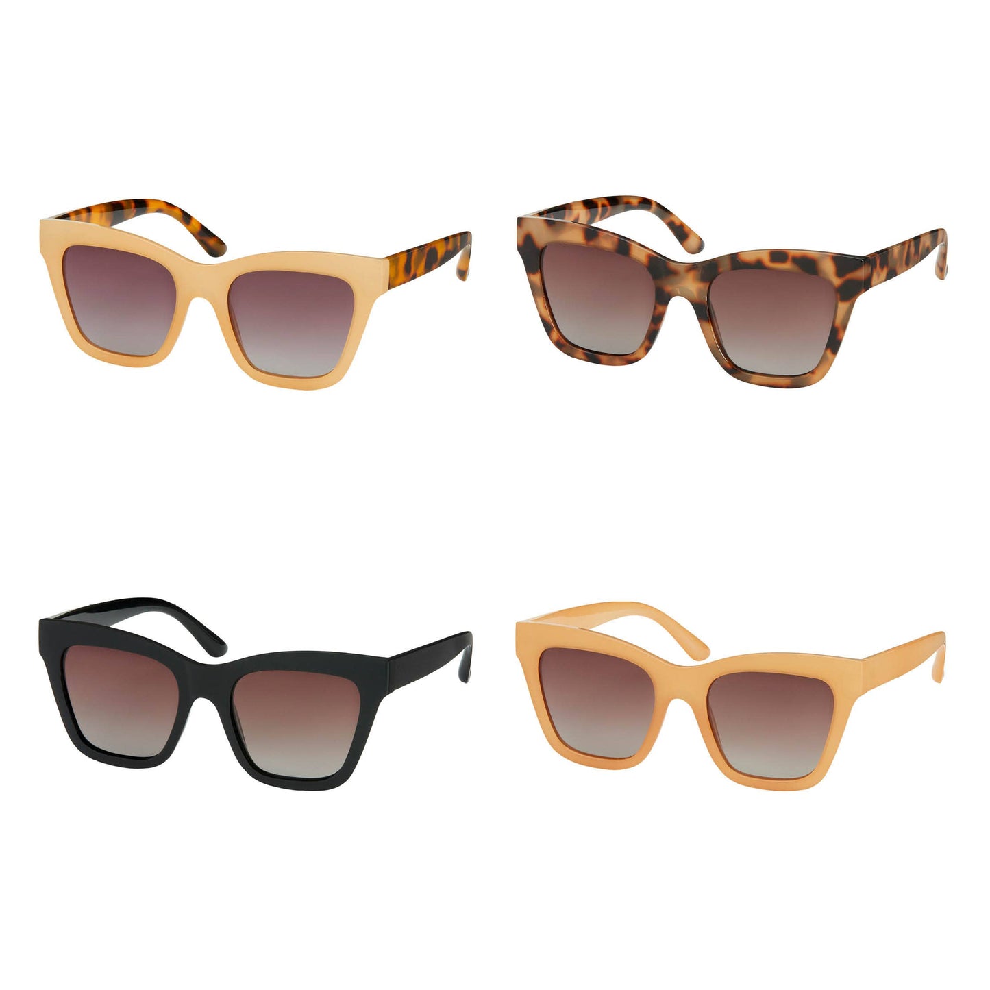 1360-NEW- Rose - Cat Eye Sunglasses