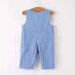 Fall Thanksgiving & Halloween Truck Smock Embroidery Baby Boy Romper