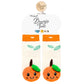 Smiley Orange Boogie Toes - Baby Rattle Socks