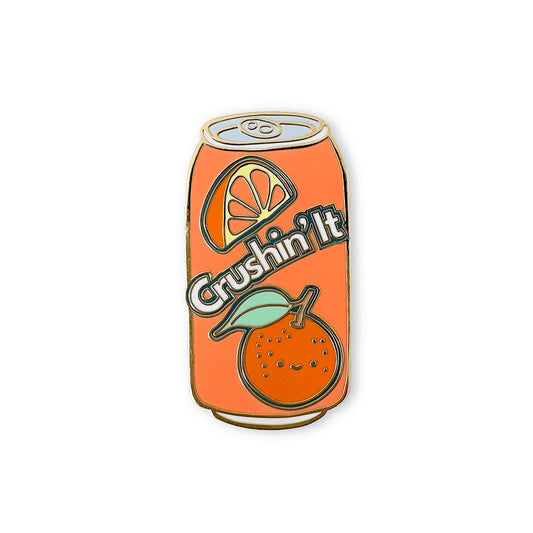 Crushin' It Orange Soda Can Hard Enamel / Lapel Pin