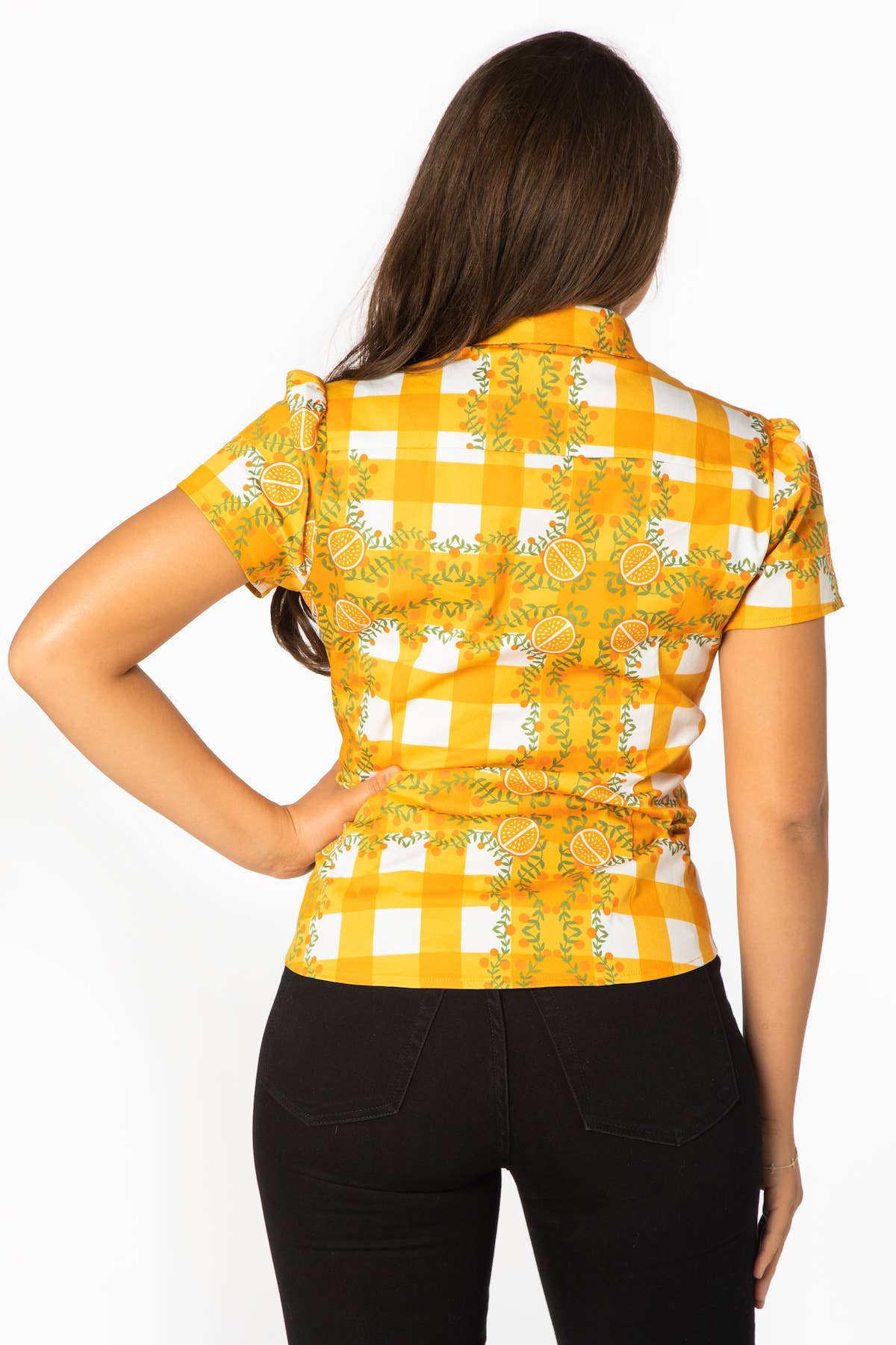 Orange Camp Shirt