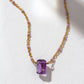 Prism Gems Birthstone Necklace - February