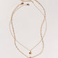 Golden Drip Necklace Set